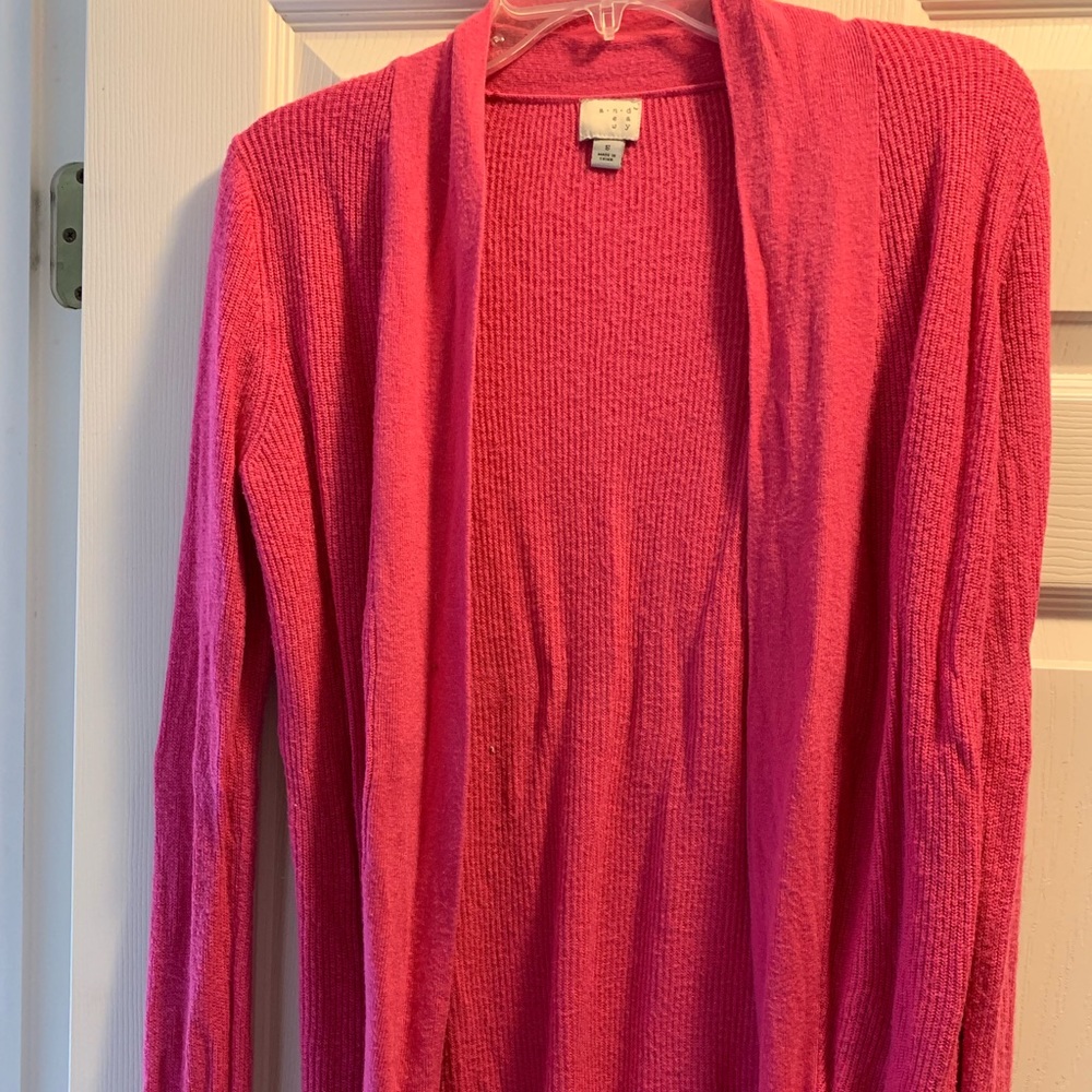 Pink cardigan